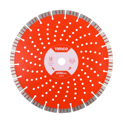 300x22.2 Premium Segmented Diamond Disc Cutter Blade