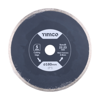 180x22.2 Tile & Ceramic Continuous Diamond Blade