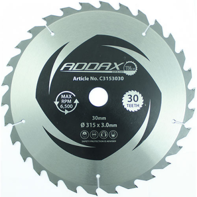 315x30x48T Circular Saw Blade Wood/Board Timco