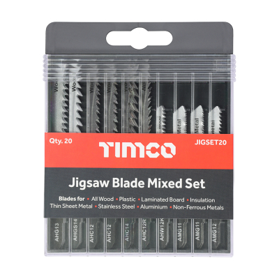 Jigsaw Blade Metal & Wood Mixed Set Pack 20