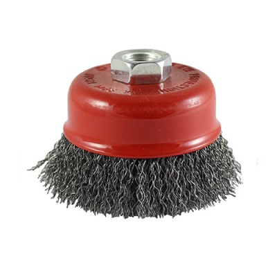 50 Drill Crimped Steel Wire Cup Brush Timco Ea