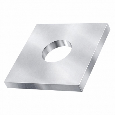M20x50x3 Square Plate Washer Din436 A2 Pack 50