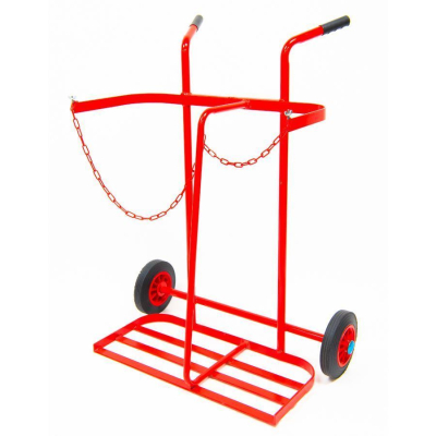 Twin Oxygen/Propane Trolley 8" Wheel