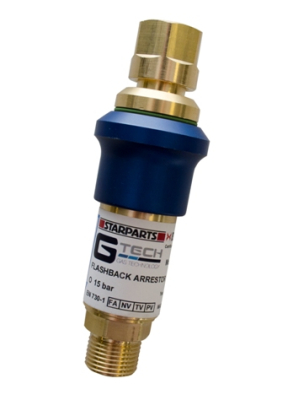 Flashback Arrestor Oxygen Resettable