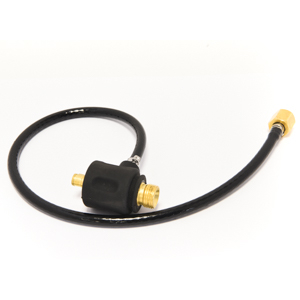 TIG Dinse 16-25 Connector 3/8Bsp x 1/4Bsp Hose 0.5Mtr