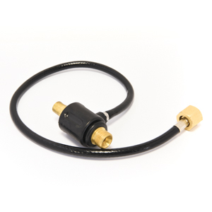 TIG Dinse 35-95mm² Connector 3/8Bsp Power Connection x 1/4Bsp Hose Connection 0.5 Metre