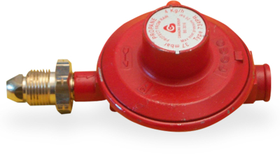 Propane Regulator 4Kg/hr 37mbar POL 105 (5/8InchLH Male) Inlet 3/8Inch BSPF Outlet
