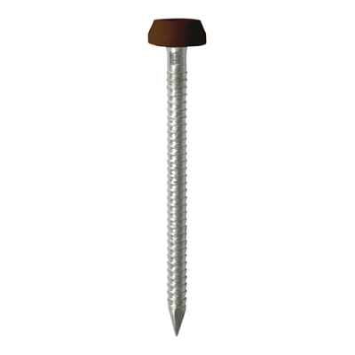 25x2.1 Polymer Headed Pin A4 Mahogany (Head Diameter 6.2) Pack 250
