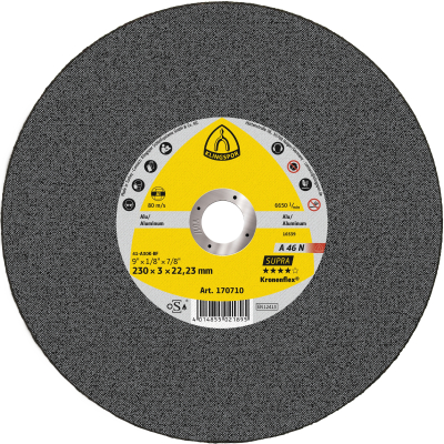 180x3x22.23 Metal Cutting Disc A46N SUPRA Klingspor Pack 25