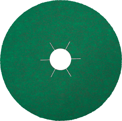 115x22 Star Hole Fibre Sanding Disc FS966ACT P80 Klingspor Pack 25