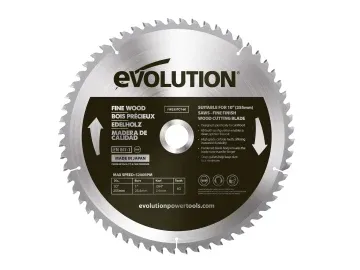 210x25.4x40T Mitre/Table Saw Blade Black Wood Evolution