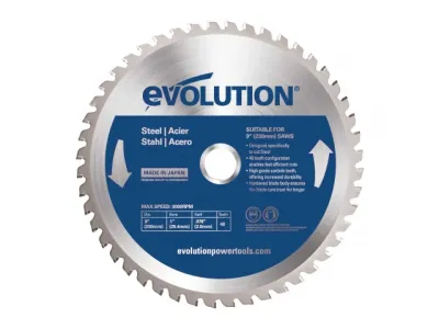 230x25.4x48T Circular Saw Blade Blue Steel Evolution