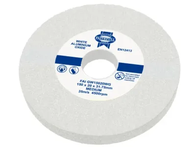 200x25 Medium Aluminium Oxide White Grinding Wheel