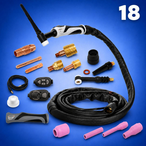 TIG 18 Torch and Torch Consumables