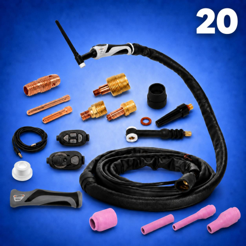 TIG 20 Torch and Torch Consumables