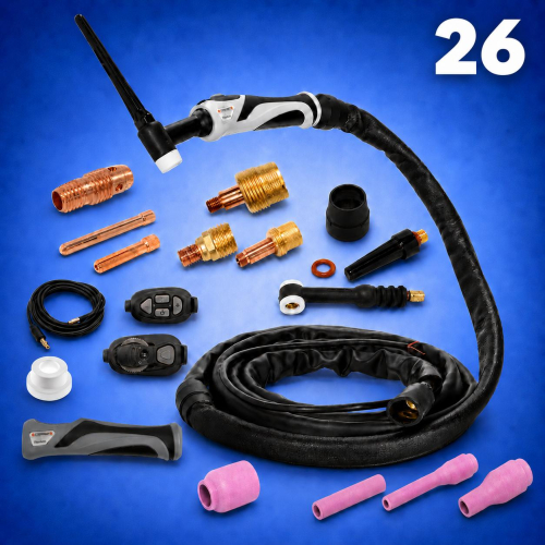 TIG 26 Torch and Torch Consumables