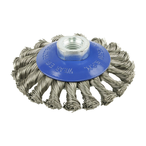 Twisted Knot Stainless Steel Wire Bevel Brush