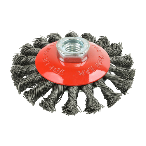 Twisted Knot Steel Wire Bevel Brush