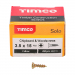 3.5x15 Pozi Countersunk Chipboard Screw Zinc & Yellow Plated Timco Solo Range Pack 200 3.5x15 Pozi Countersunk Chipboard Screw Zinc & Yellow Plated Timco Solo Range Pack 200