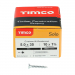 5x35 Pozi Countersunk Chipboard Screw Zinc Plated Timco Solo Range Pack 200