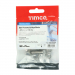 M8x25 Hex Setscrew & Nut DIN 933 A2 Pack 4