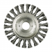 125 (22mm) Angle Grinder Twisted Knot Steel Wire Wheel Brush