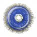 100 (M14x0.5) Angle Grinder Crimped Stainless Steel Wire Cup Brush