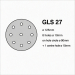 125mm Velcro With Holes (GLS27 Pattern) Wood Sanding Disc P80 PS22K Klingspor Pack 50